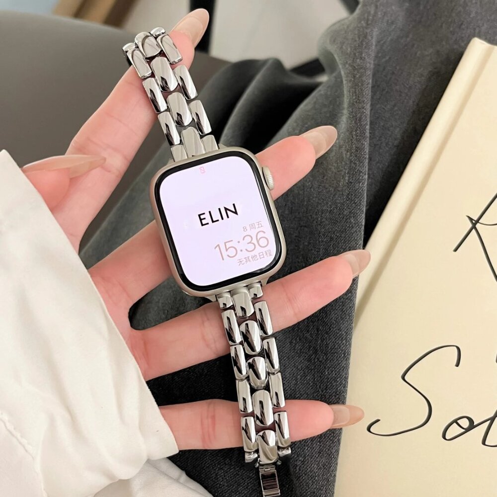 NEW Stylish Adjustable Slim Stainless iWatch Metal Band For Apple Watch - Silver